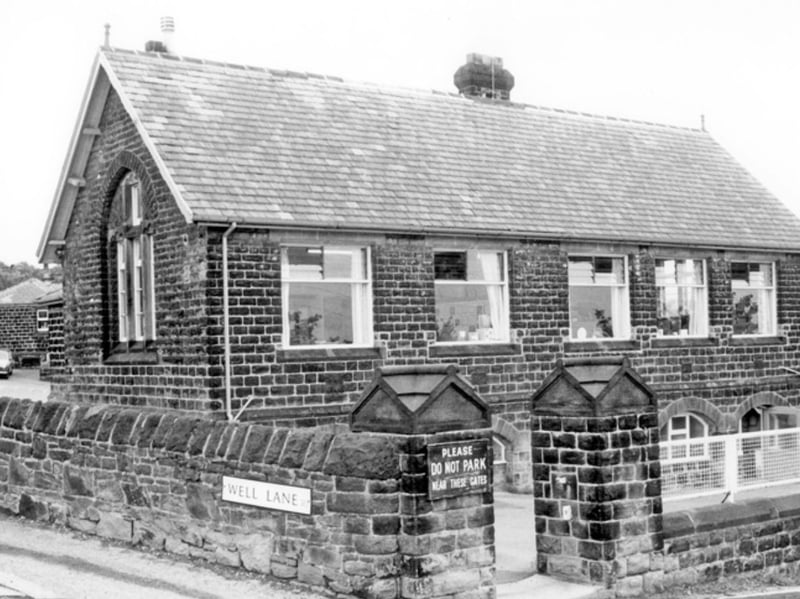 Grenoside Primary School, Norfolk Hill, in September 1980
