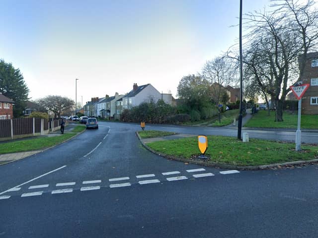 The junction of Occupation Lane and Birley Spa Lane in Hackenthorpe, Sheffield. A 77-year-old woman has suffered potentially "life-changing" injuries in a crash here on April 10.