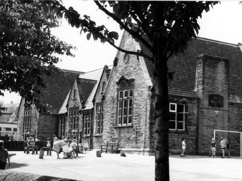 Halfway First School, on Station Road, Mosborough, in 1987