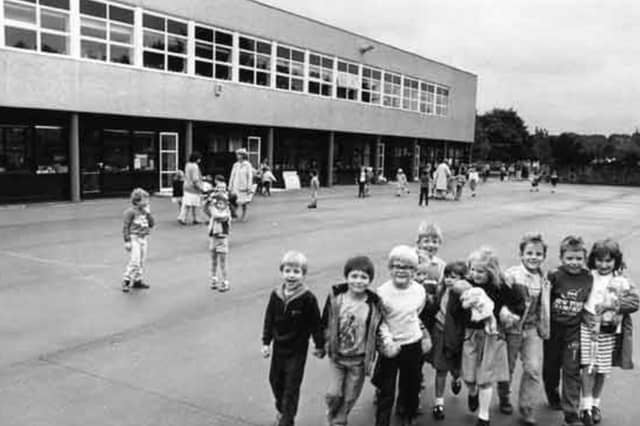 Ecclesfield Junior and Infant School, High Street, Ecclesfield, in July 1986