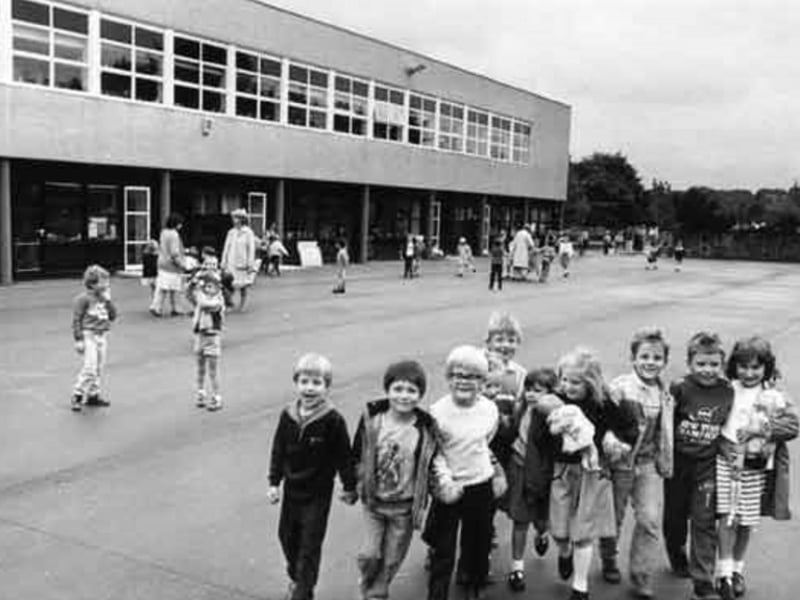 Ecclesfield Junior and Infant School, High Street, Ecclesfield, in July 1986