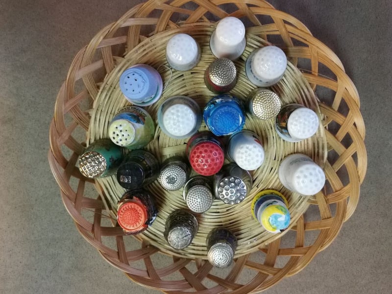 This person must have been a real hoarder - leaving an assortment of ashtrays, thimbles and fridge magnets.