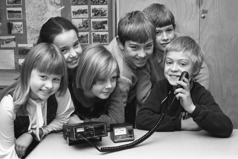 It's a 10-4 from Barnwell Primary School where pupils were learning how to use CB radios in November 1981.