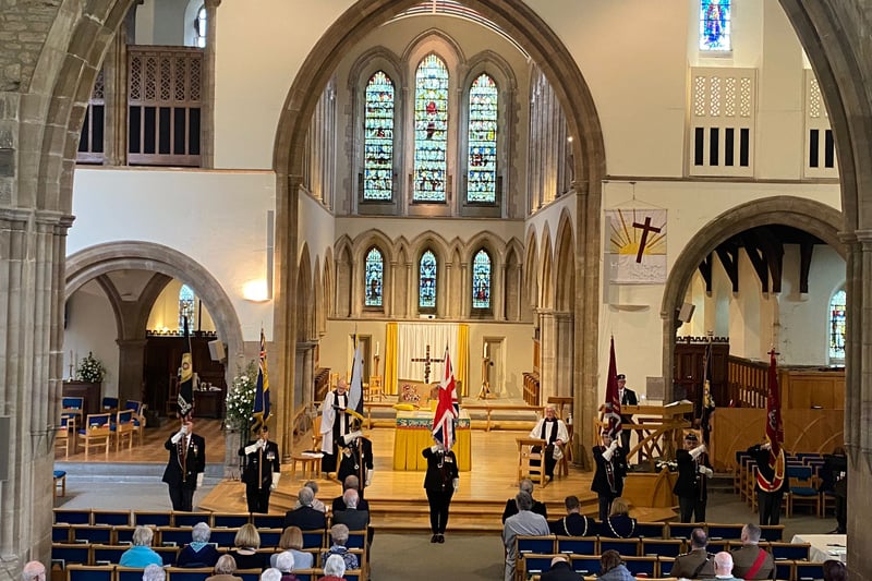 A memorial service and parade was held at the All Saints Church Ecclesall to mark 100 years since Sgt Loosemoore's death.