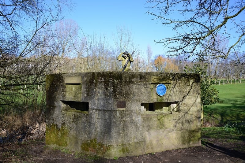 This Pillbox (Military Bunker) was constructed during the early years of WWII in 1940 and was designated as a lookout post to defend the former Stanley Park Municipal Airport which had opened in 1931.