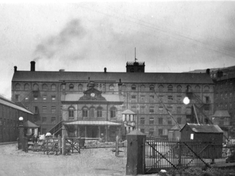 Samuel Fox and Co's Stockbridge Works pictured in 1868