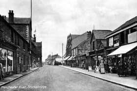 Manchester Road, Stocksbridge, pictured some time between 1900 and 1919