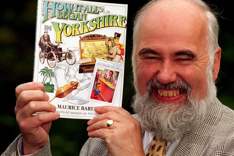 Haworth's Maurice Baren who had written a book called ' How It All Begin In Yorkshire'. Pictured in October 1997.