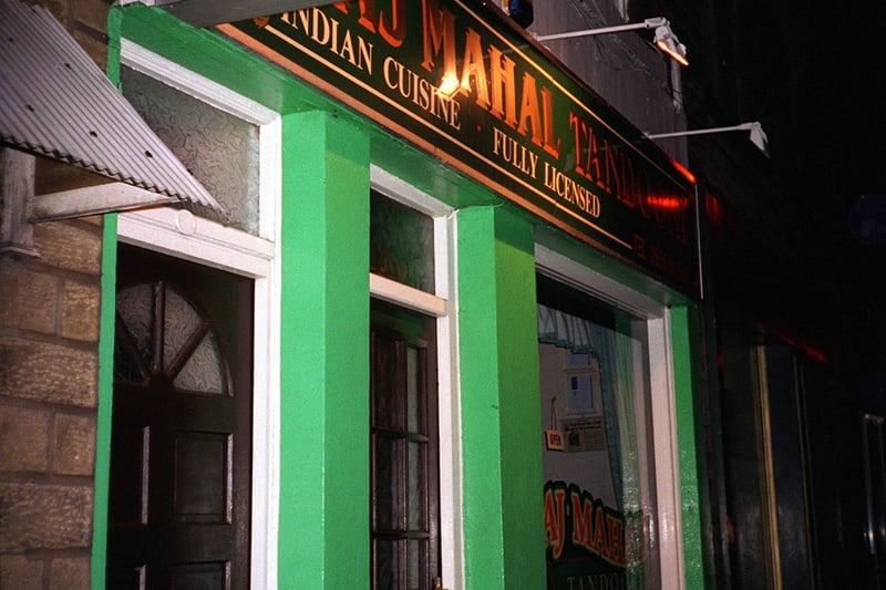 Did you enjoy a meal here back in the day? The Raj Mahal restaurant pictured in January 1998.