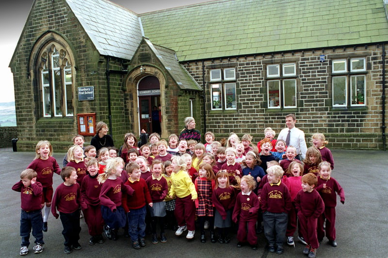 Staff and pupils at Stanbury First School had reason to celebrate in February 1998 after scoring top marks an Ofsted report.