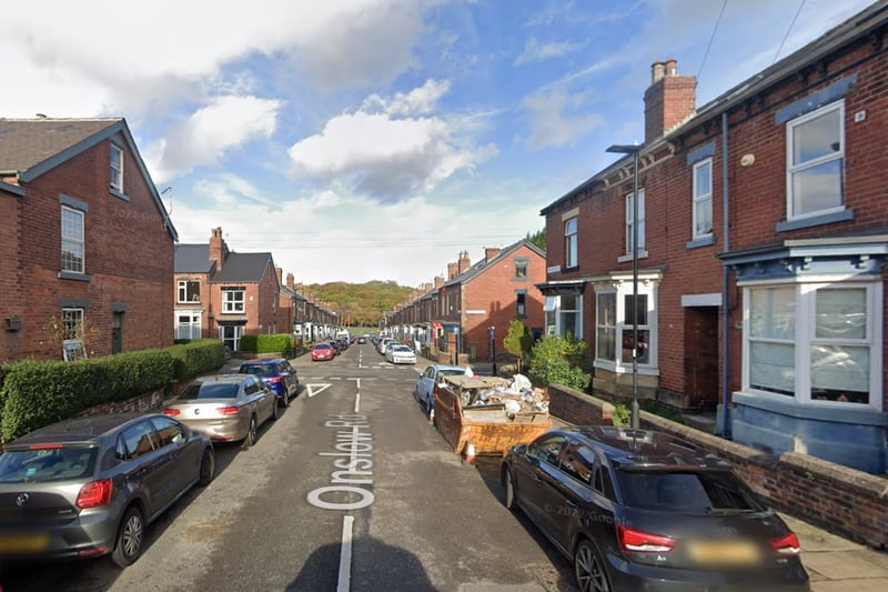 The joint fourth-highest number of reports of antisocial behaviour in Sheffield in February 2024 were made in connection with incidents that took place on or near Onslow Road, Ecclesall, with 4