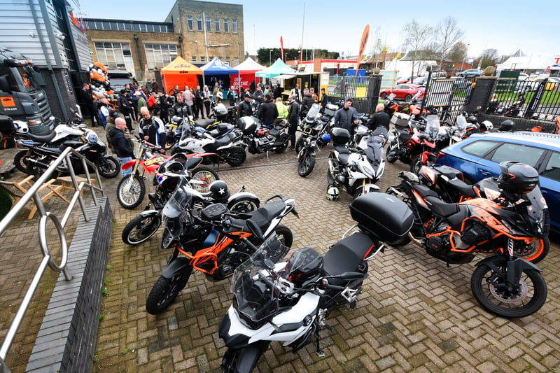 The launch party experienced a great turnout as bikers from far and wide descended on the borough.