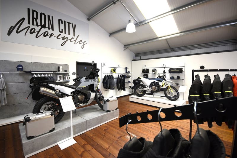 The dealership has a range of Husqvarna motorcycles and clothing for customers in the North East.