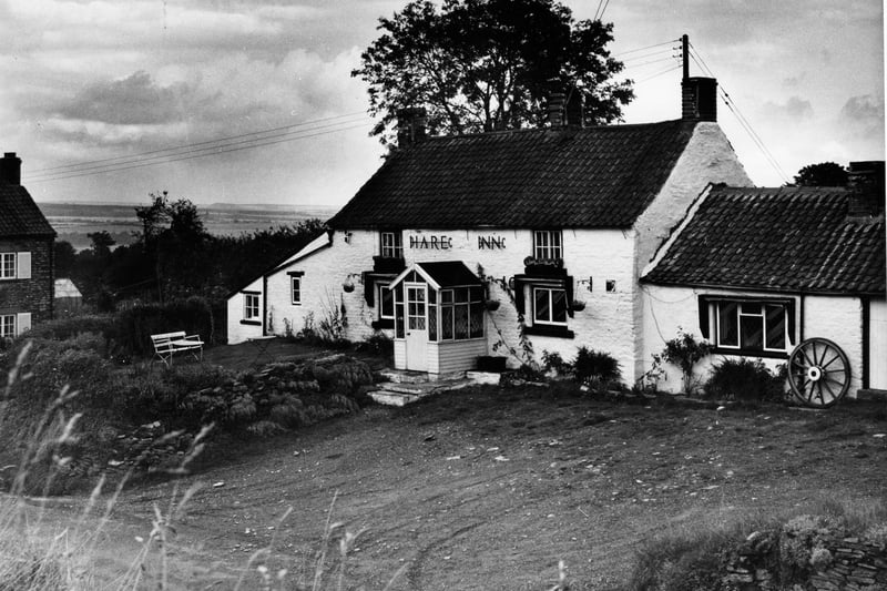 The Hare Inn at Scawton near Sutton Bank which was reputed to be 800 years old. Pictured in October 1966.

