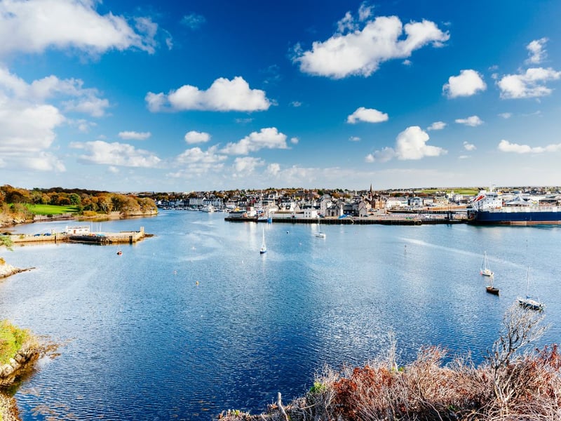 The only other place in Scotland where you'll get change from £1,300 for your Band D council tax bill is Comhairle nan Eilean Siar. Those living in Stornoway (pictured) and across the council area have a Band D bill of £1,290.75.