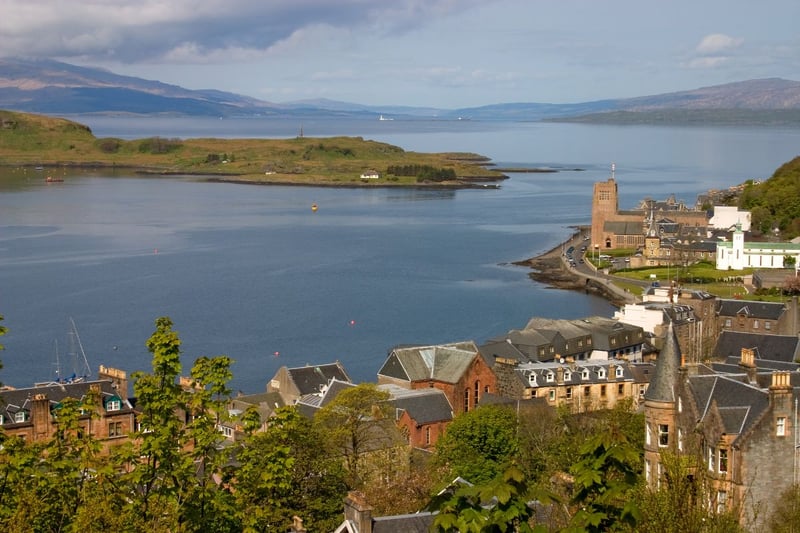 Argyll and Bute residents - including those living in the pretty seaside town of Oban (pictured) - have a Band D bill of £1,479.20.