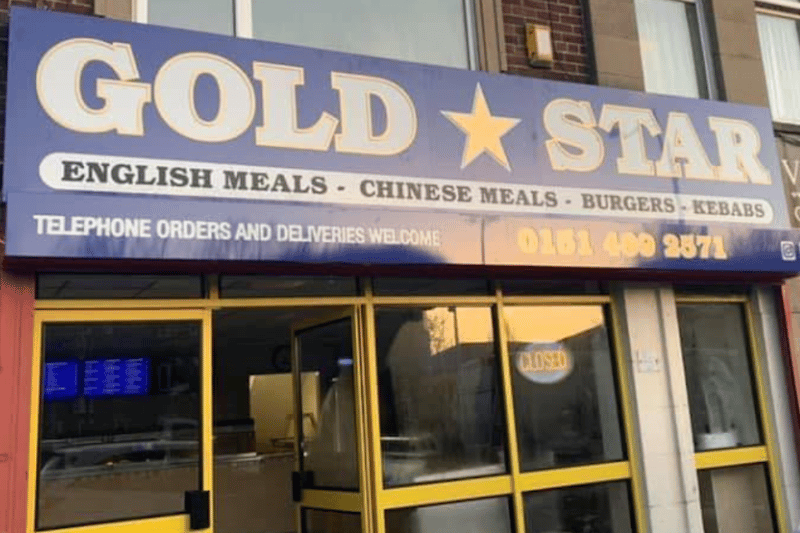 Gold Star is a takeaway in Huyton, offering fish and chips, Chinese meals, burgers and kebabs.📍 Tarbock Rd, Huyton, Liverpool L36 5XN.