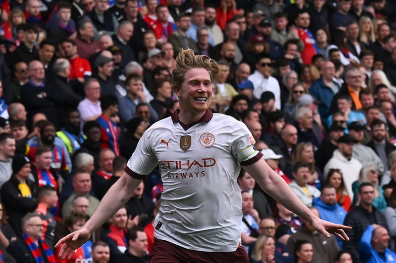 De Bruyne will want to stay fit more regularly next season, but he remains a key man.