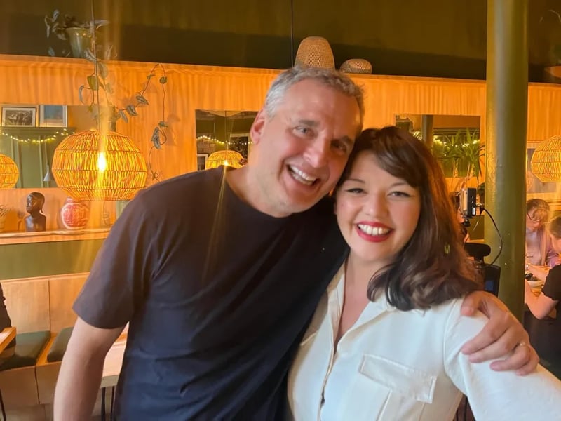 Scottish food star Julie Lin hosted Phil Rosenthal at her restaurant Gaga on Dumbarton Road in Partick. 