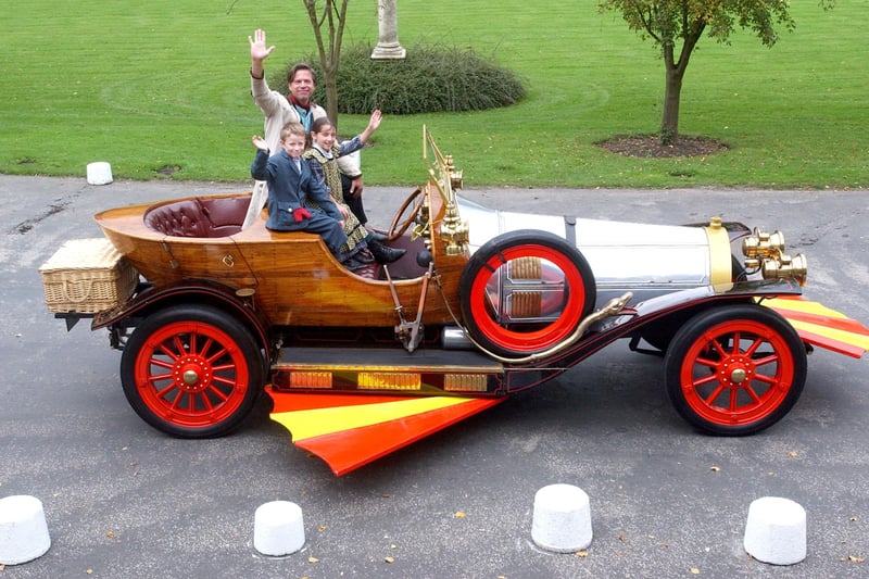 The cast of Chitty Chitty Bang Bang were at Lumley Castle for this preview of the 2005 show at the Empire.