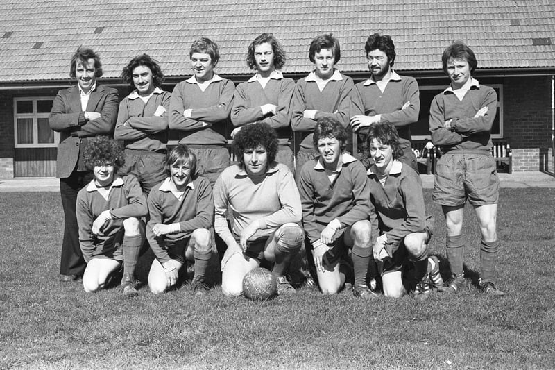 The Ivy Leaf football team lined up for this Echo archive photo which was taken in April 1977.
