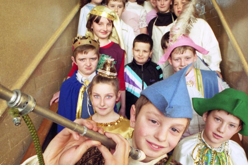The Ryhope Junior School cast of the Christmas panto were all dressed up and ready to perform.
Their show was called The Pied Piper in December 1991.