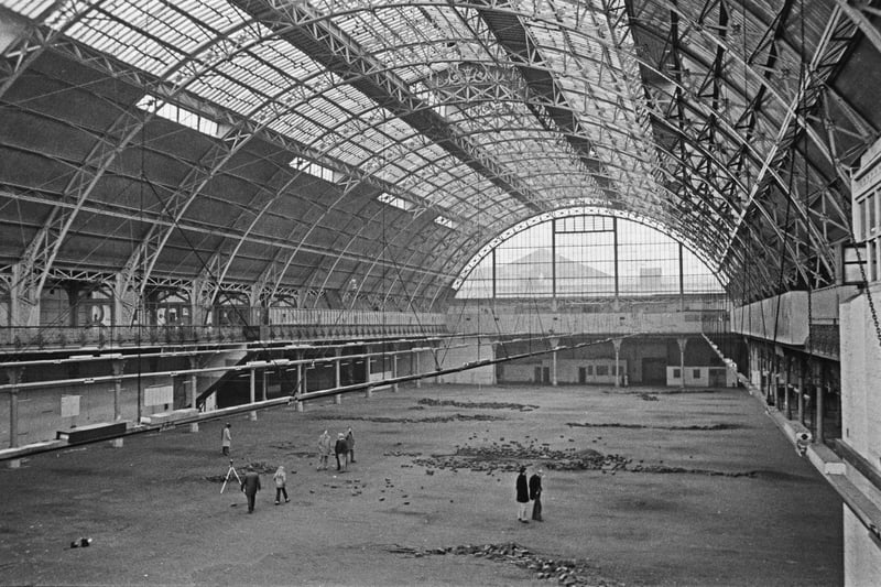 Pictured here in 1972, the derelict Royal Agricultural Hall between Upper Street and Liverpool Road iwas converted into the Business Design Centre in 1986. 