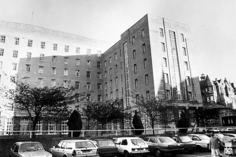 The Forence Nightingale nurses home in the grounds of the Edinburgh Royal Infirmary in Lauriston Place, November 1989.