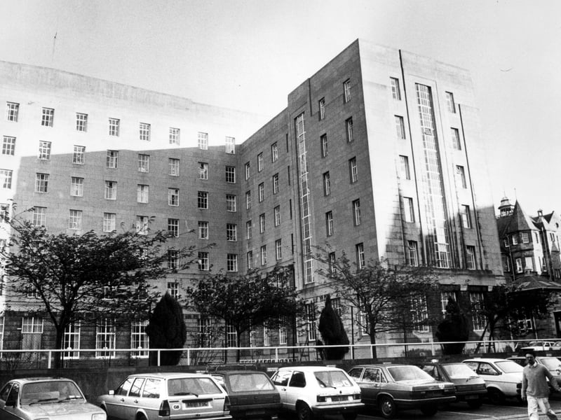 The Forence Nightingale nurses home in the grounds of the Edinburgh Royal Infirmary in Lauriston Place, November 1989.