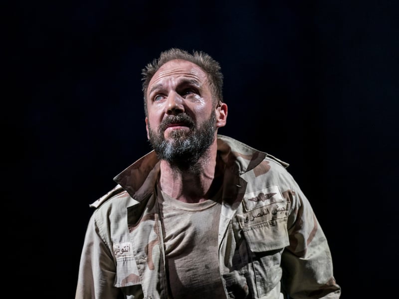 Ralph Fiennes' first performance at the National Theatre was as Romeo in Romeo and Juliet in 1986. He has since performed in several other productions including in Antony and Cleopatra opposite Sophie Okonedo.