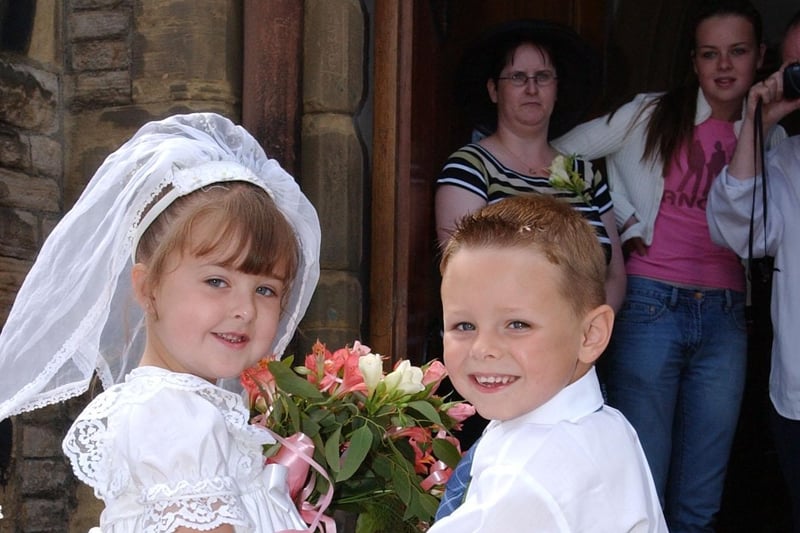 Another great photo from the ceremony at St Luke's Church in Pallion in June 2003.