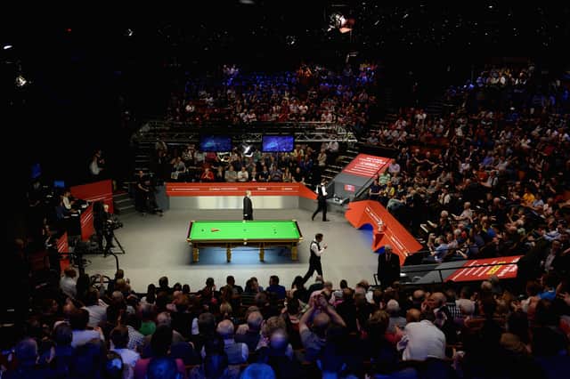 The Crucible Theatre in Sheffield has been described as snooker’s spiritual home. Photo: Getty Images/Gareth Copley