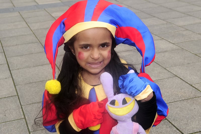 Four-year-old Aamna Ali, from Dewsbury, was one of the youngest enthusiasts at this year's festival.