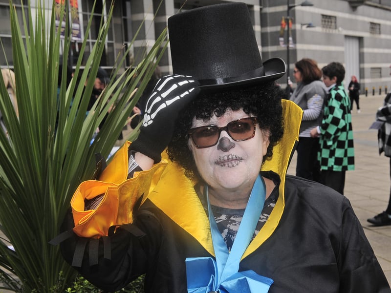 Vicky Lee, from Barnsley, was among those showing their passion for anime.