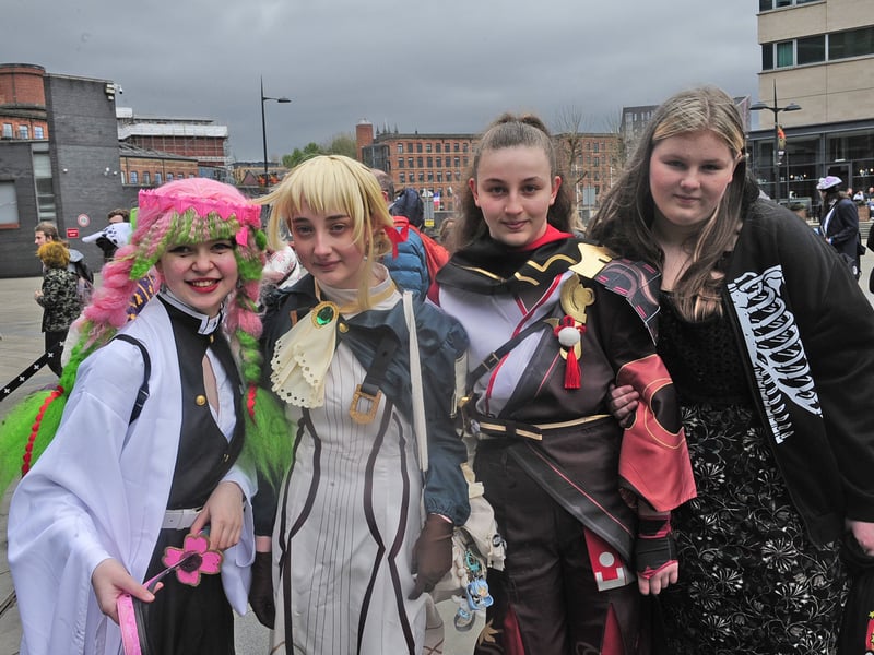 A colourful crowd demonstrated the creativity of the anime community.