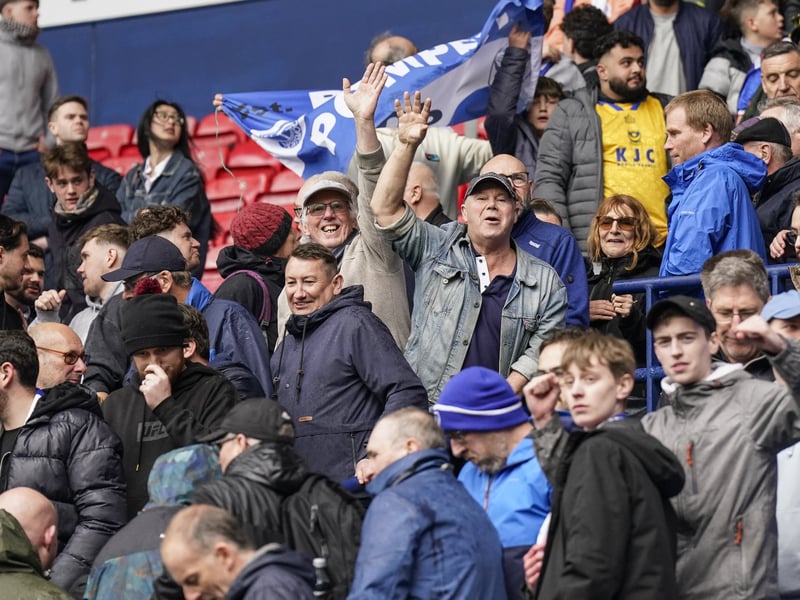 25 superb photos of Portsmouth fans' show of force at Bolton Wanderers