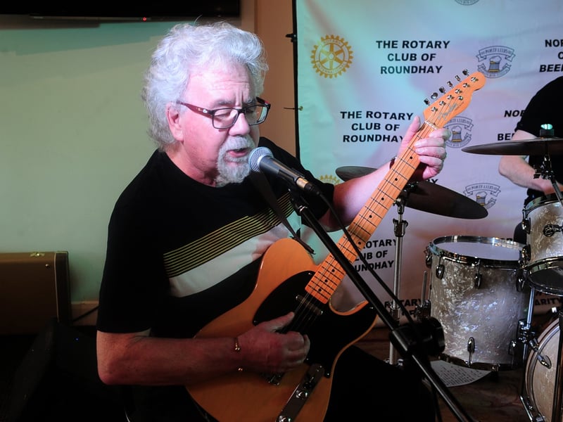Nigel Hope, of Kinda Blue, performed at the festival.