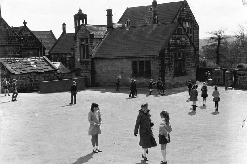 Play time at Meanwood Church of Englend School in March 1971.