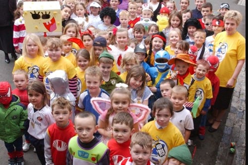 It's not often you see Buzz Lightyear, Spiderman and Spongebob in one photo.
But here they are - as well as a load of other characters - at the East Rainton Primary School fancy dress walk in March 2005.