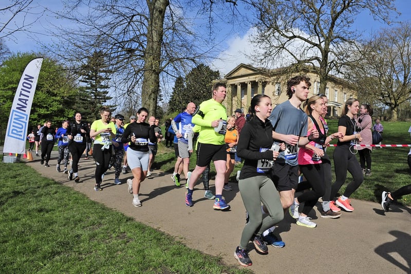 It all took place in Roundhay Park on April 14.