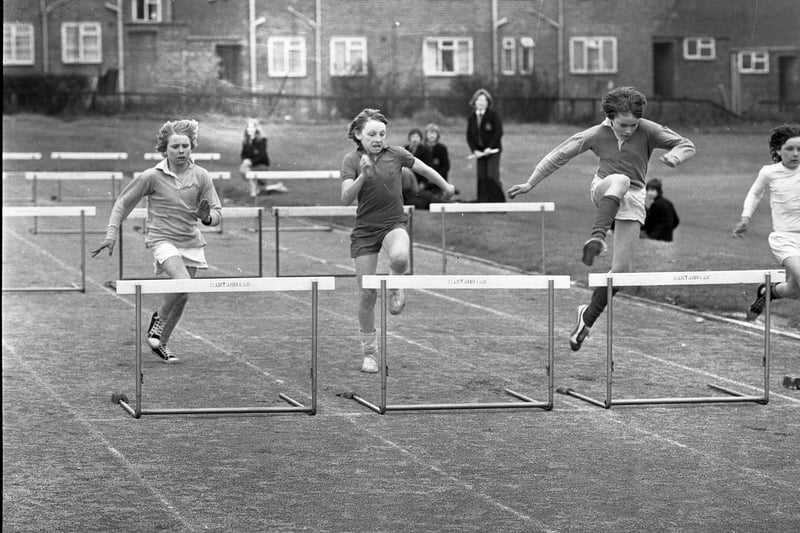 Pennywell School sports day was a keenly contested affair in May 1974.