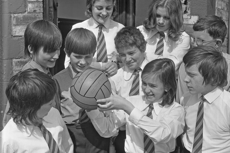 Karen Stokoe, the daughter of SAFC manager Bob Stokoe, was the envy of her classmates at Fulwell Grange School when she took a ball to school in 1973.