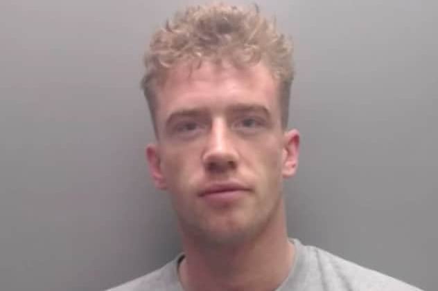Burdess, of Peterlee, admitted causing serious injury by dangerous driving, dangerous driving and driving without insurance at Durham Crown Court. He was sentenced to four years in prison and banned from driving for 66 months.