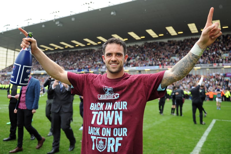 Burnley's 2013/14 promotion was spear-headed by forward Danny Ings.