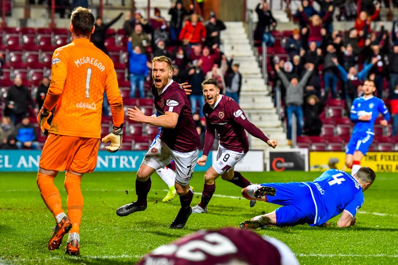 A feisty cup tie at Tynecastle went the way of the Gorgie club as Oliver Bozanic capitalised on a defensive mix-up to rifle home the only goal of the match just shy of the hour mark. This was a very strong showing for the men in maroon as they passed up a number of good chances to increase their lead. The result maintained Hearts' unbeaten record in all three home meetings with the Gers that season. 