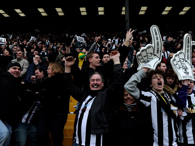 More than 16,000 people watched the game at Meadow Lane 