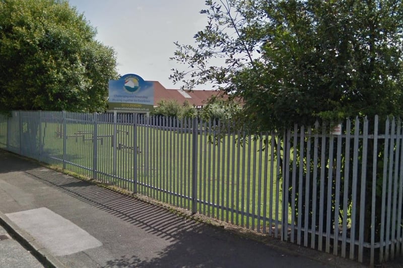 White Laith Primary School, located Naburn Drive, Whinmoor, has 83% of pupils meeting the expected standard.