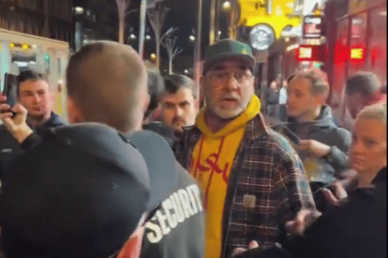 After a gig at The Garage in April, Manchester United leegnd Eric Cantona was spotted on Sauchiehall Street. 