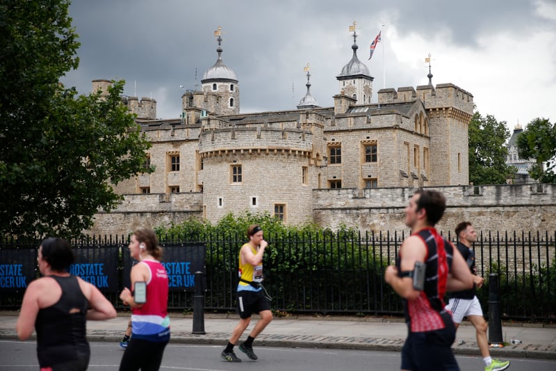 The London Marathon route will also pass the famous northbank castle. 