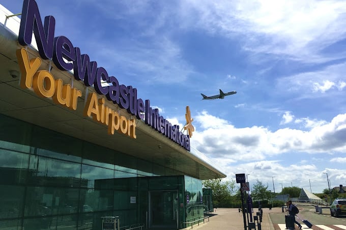 Newcastle international Airport has average delays of 19 minutes and 48 seconds.